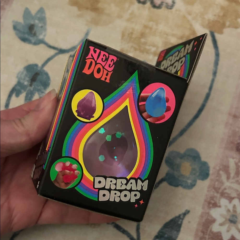 Needoh Dream Drop Purple Stress Toy - Picture 3 of 3